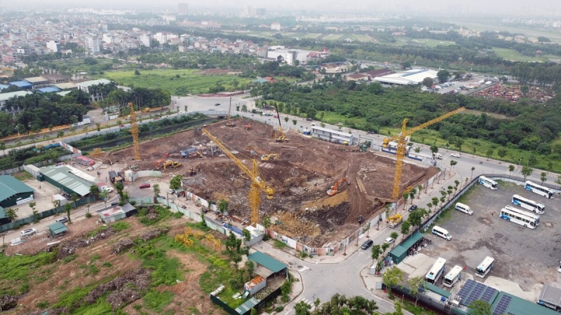tien do du an long bien central moi nhat 2025