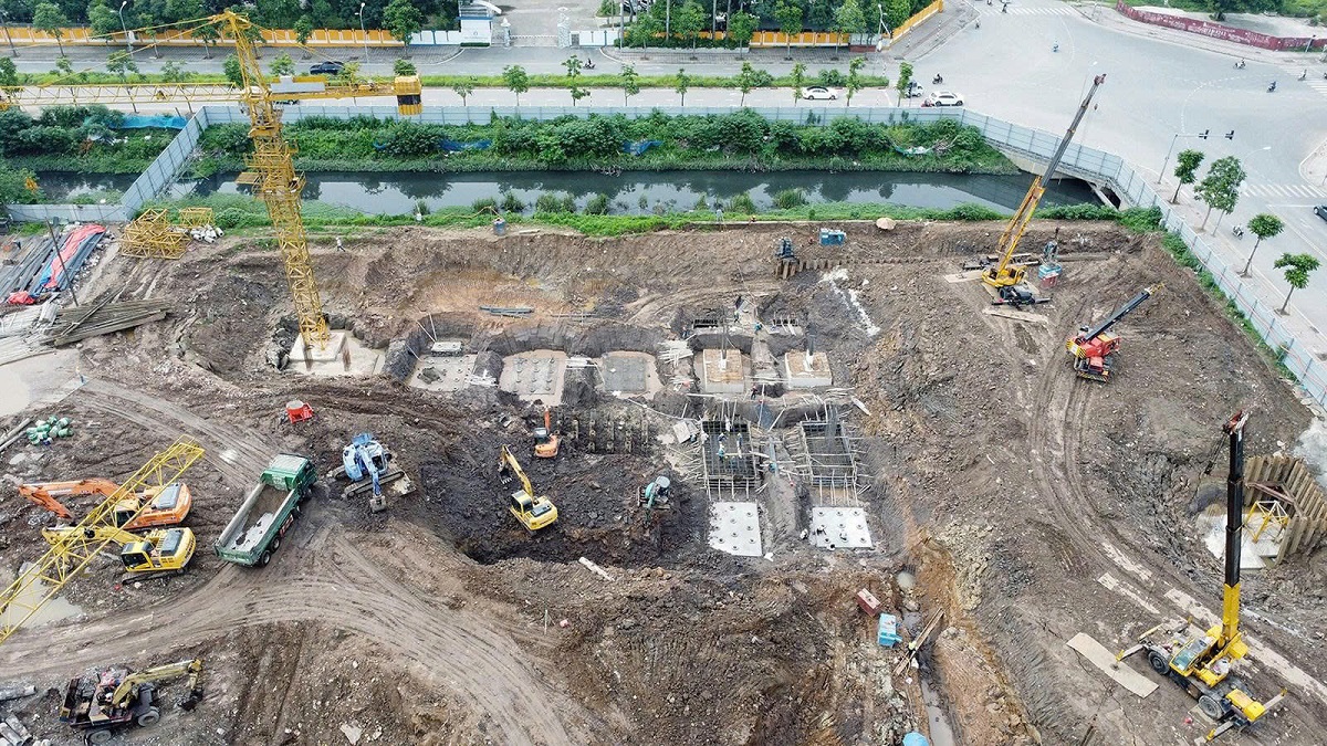 Tiến độ dự án Long Biên Central